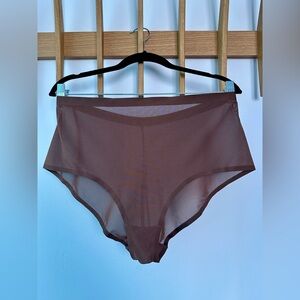 CUUP The Tap Mesh Underwear, Espresso